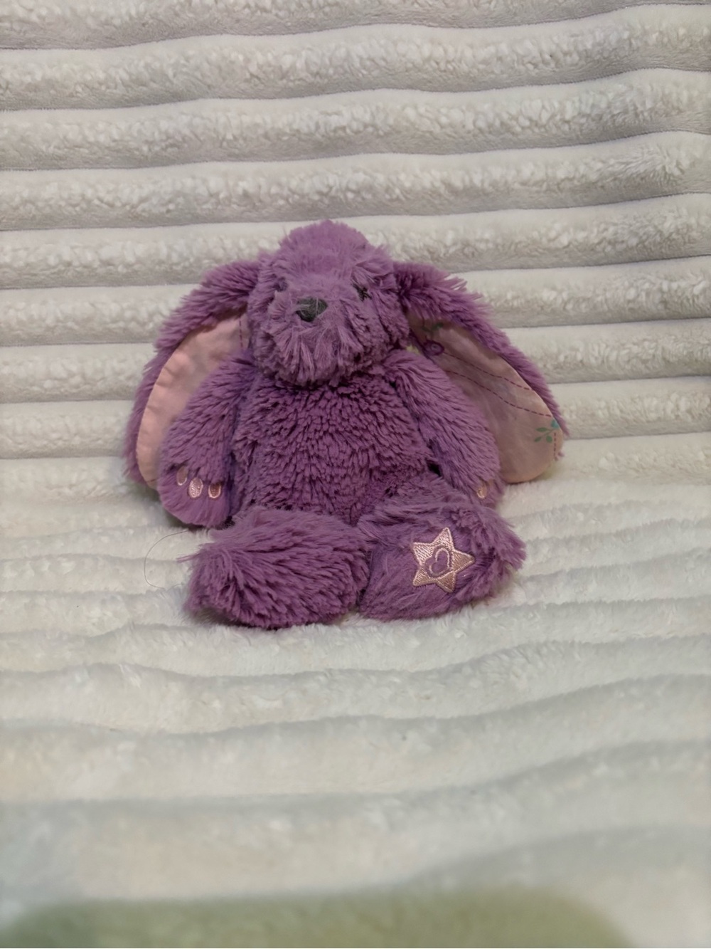 Purple Plush Bunny Stuffed Toy - Soft Comfort Bunny